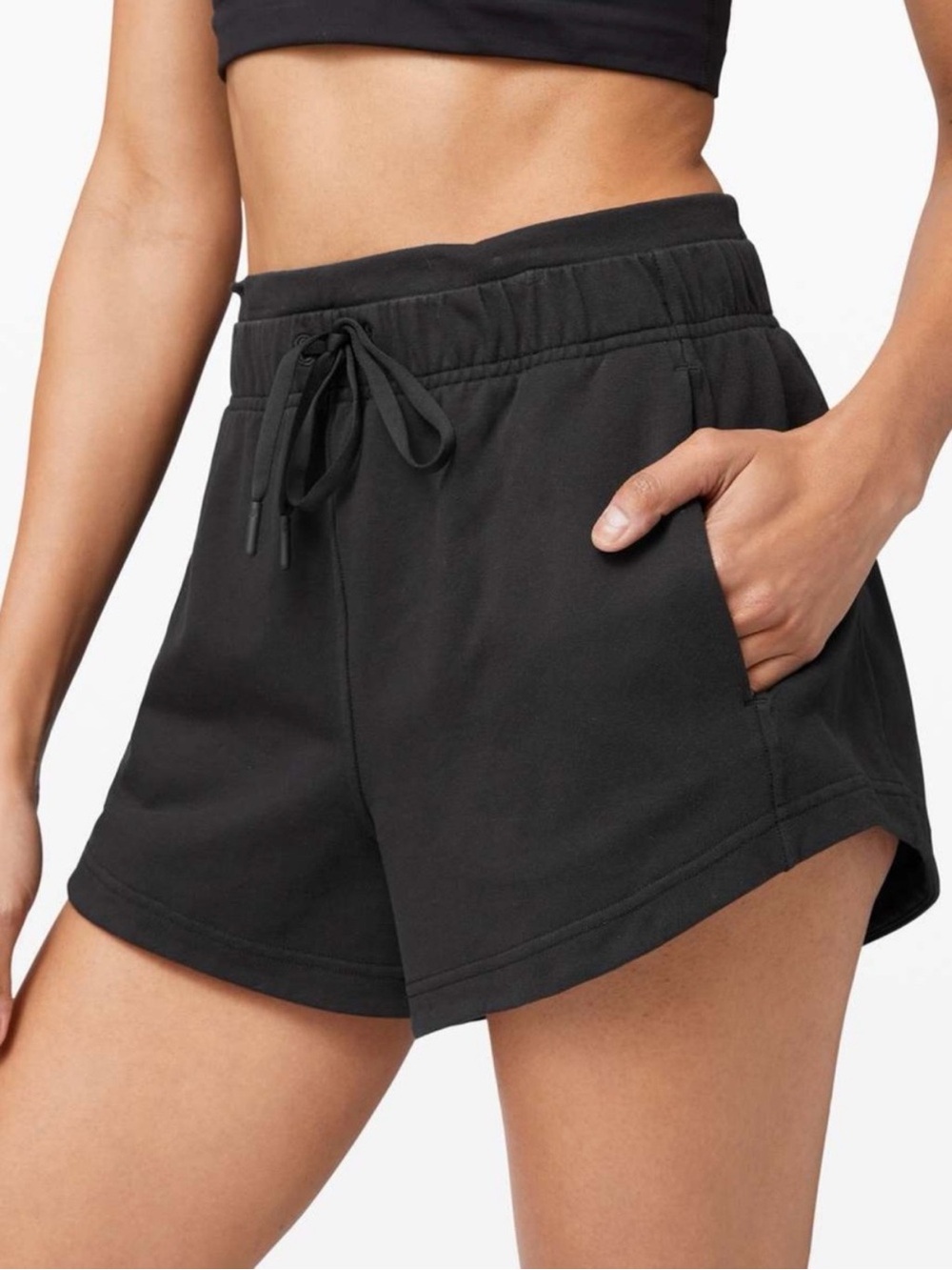 Lululemon Inner Glow Short 3" *Terry
Black Size 8